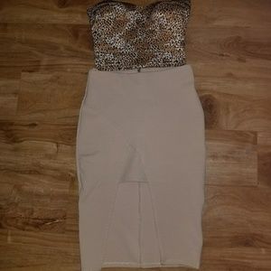 Animal Print- Bustier top